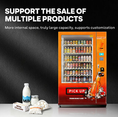 Haloo 21.5インチ 飲み物とスナック販売機 360容量 脱霧ガラスドア 頑丈で耐久性