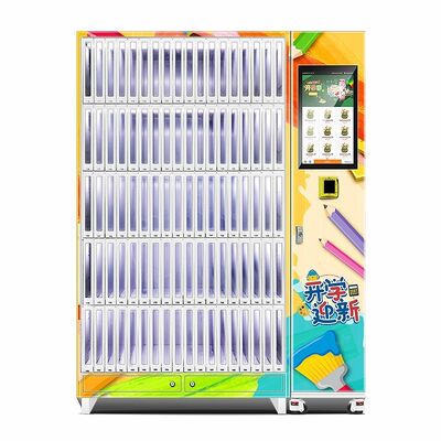 ハローブック自動販売機、インテリジェント電子ロックと厚い透明防爆キャビネットドア付き