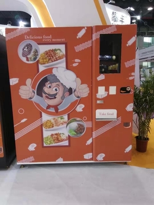 単一のMircowaveの熱いファースト・フードの自動販売機3500W力OEM