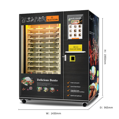 カスタマイズされた栄養の食事の自動販売機の自動ファースト・フードのマイクロ波加熱の自動販売機