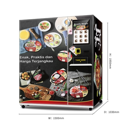 準備ができた食事のゆで団子は短い加熱時間のハンバーガーの冷凍食品の自動販売機をパン粉でまぶす