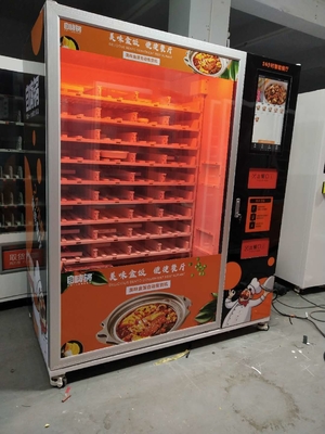 3000W空港オフィスのための速い熱する自己サービス ピザ自動販売機そして熱い食糧自動販売機