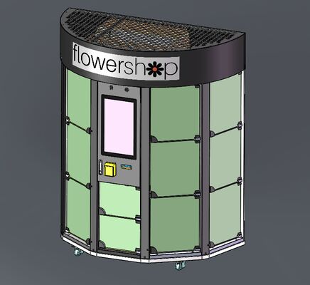 Haloo 14格子 オーダーメイド ロゴ 花の販売機 ギフト フレアホルディング 機能 冷却
