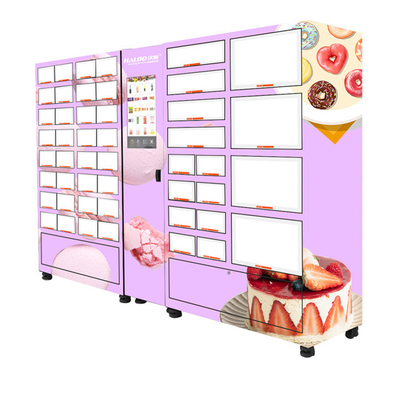 カスタマイズされたロッカーのサイズのケーキ肉花のシーフードによって冷やされているキャビネットの自動販売機