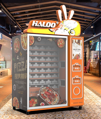 暖かい食糧のためのマイクロウェーブ自動販売機は自動販売機を熱した