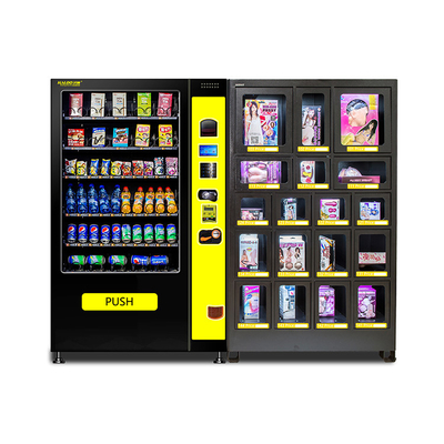 飲み物の軽食の6つの引出しが付いているコンボの自動販売機ODM 7つのチャネル
