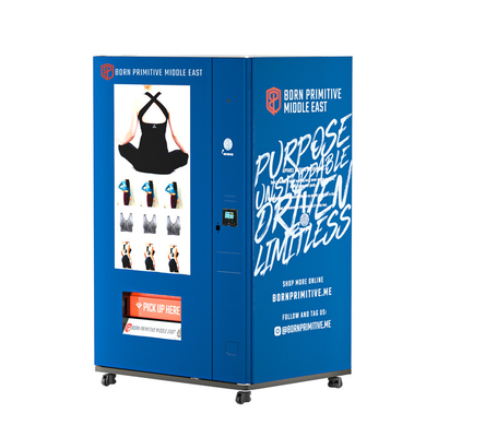 ヨガのスーツの水着のための大きいタッチ画面の衣類の自動販売機
