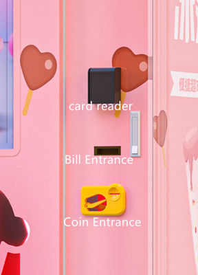 ハロ 全自動 屋外ソフトアイスクリーム 自動販売機 32インチタッチスクリーンと自動掃除機能