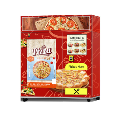 暖房装置およびパン屋 システムが付いているタッチ画面 ピザ自動販売機